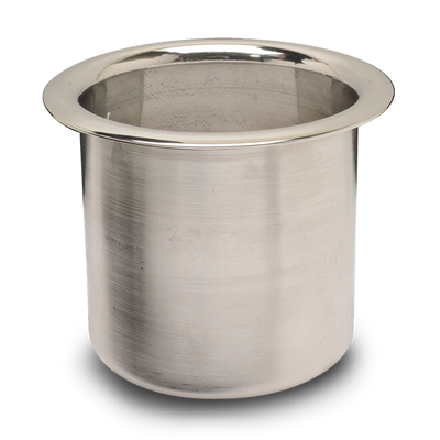 Cup Holders Spun Aluminum - Small (3")