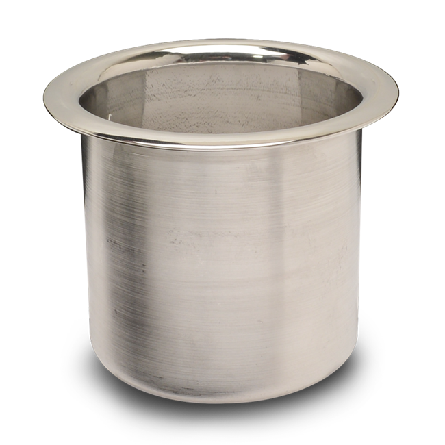 Cup Holders Spun Aluminum - Small (3")