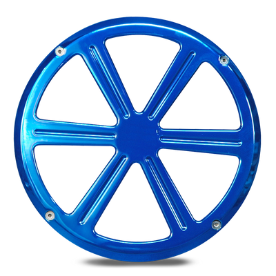 Billet Aluminum 10" Subwoofer Grill Wheel Style