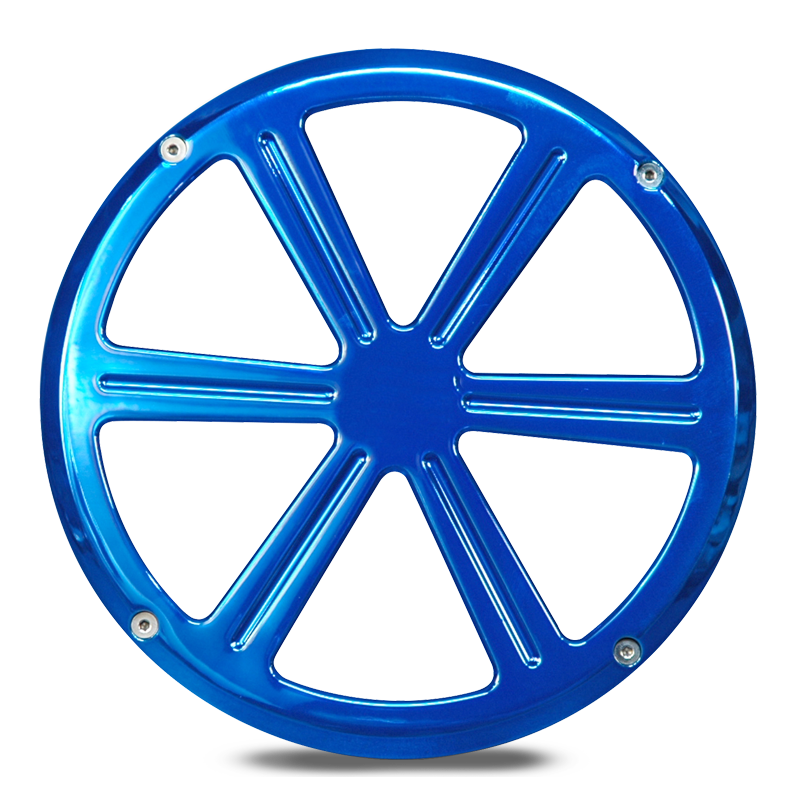 Billet Aluminum 10" Subwoofer Grill Wheel Style