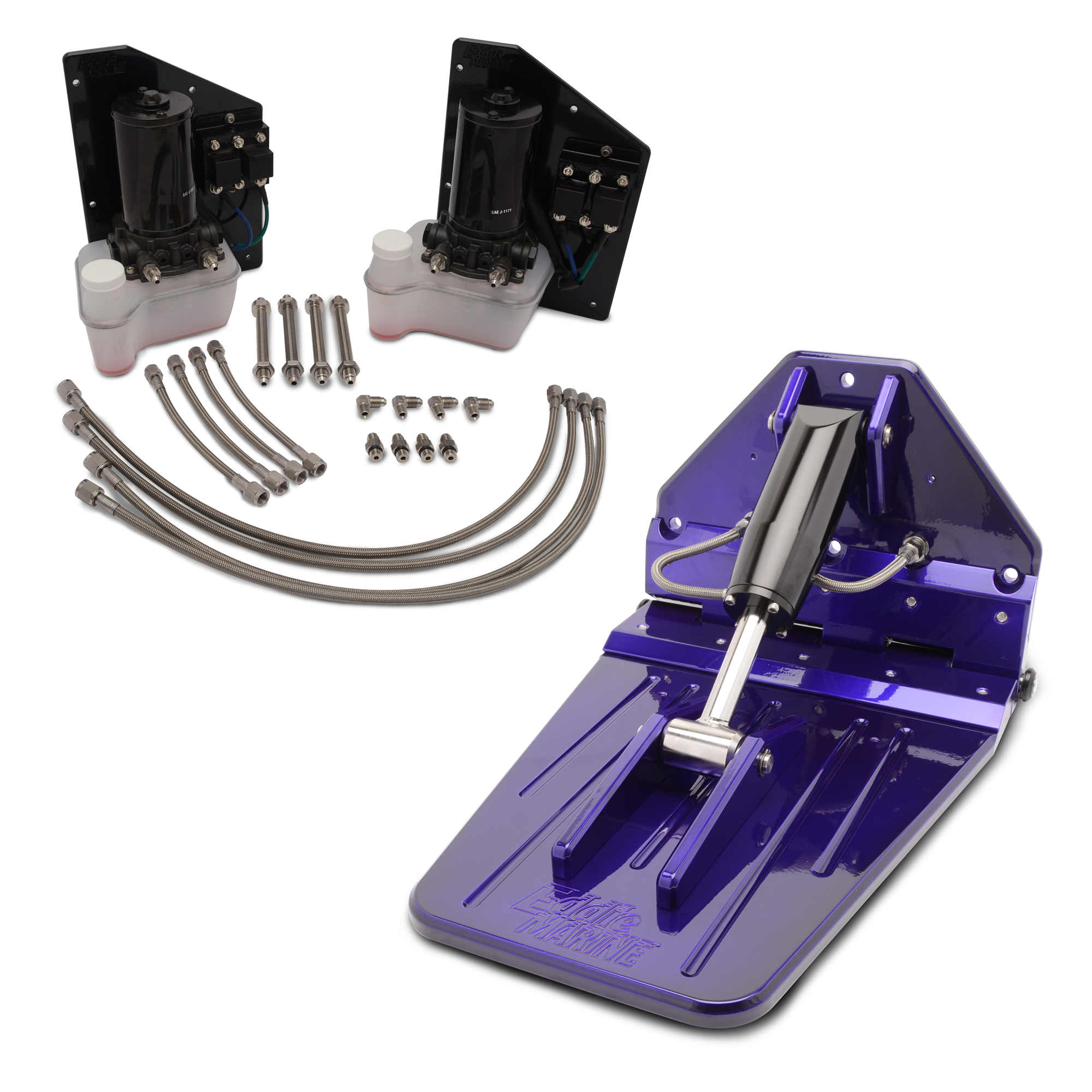 Trim Tabs - Billet K-Plane Style Small
