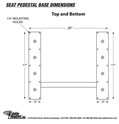 Seat Pedestals - 6"-21"