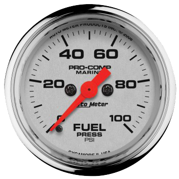 Fuel Pressure 100 PSI 2 - 1 / 16" Platinum