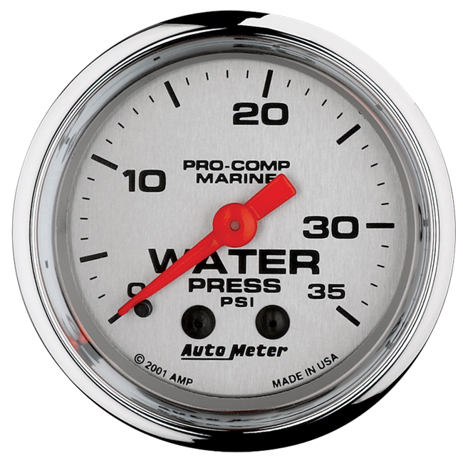 Water Pressure 2 - 1 / 16" Platinum