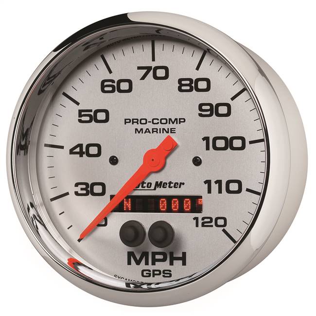GPS HP Speedometer with Display 120 MPH 5" Platinum