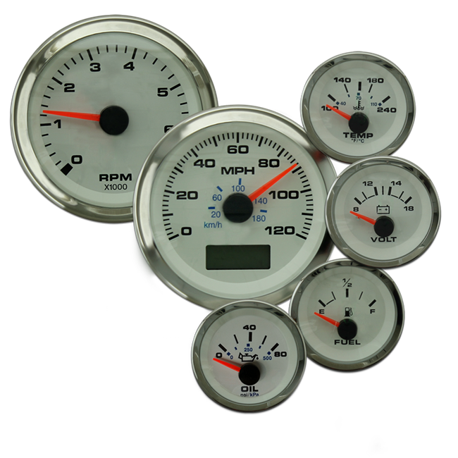 Eddie Marine Elite Instruments White