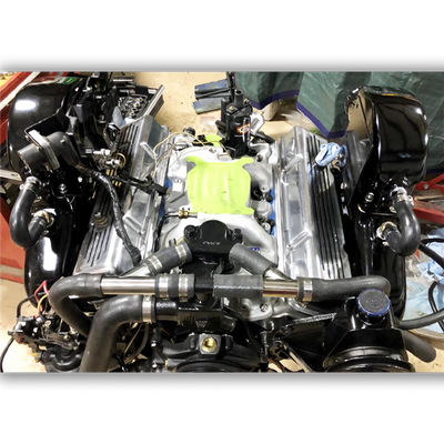EMI Thunder Exhaust System - SB Chevy with Standard Aluminum Risers