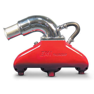 EMI Thunder Exhaust System - SB Chevy with SS Silent Choice Risers