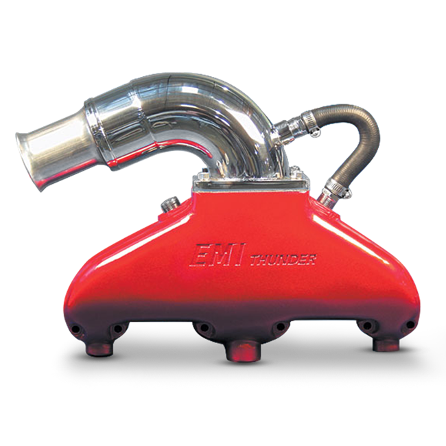 EMI Thunder Exhaust System - SB Chevy with SS Silent Choice Risers