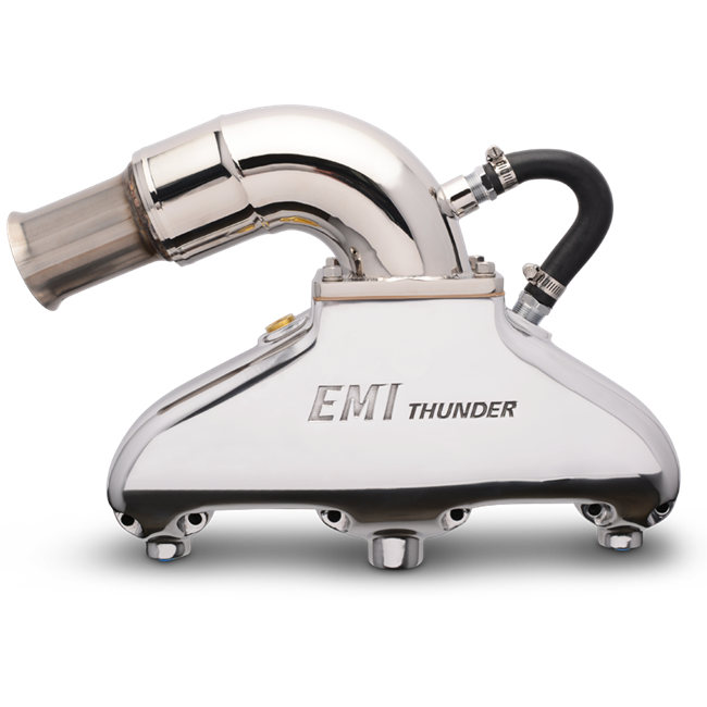EMI Thunder Exhaust System - SB Chevy with SS Silent Choice Risers