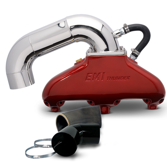 EMI Thunder Exhaust System - SB Chevy with Hi Perf S Pipe