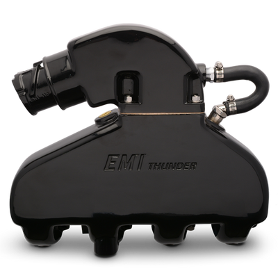 EMI Thunder Exhaust System - BB Chevy with Standard Aluminum Risers
