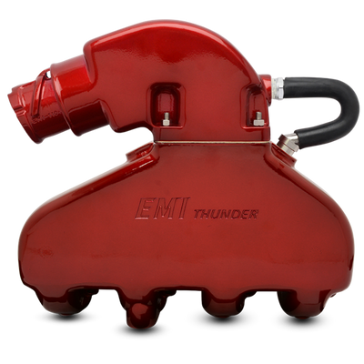 EMI Thunder Exhaust System - BB Chevy with Standard Aluminum Risers