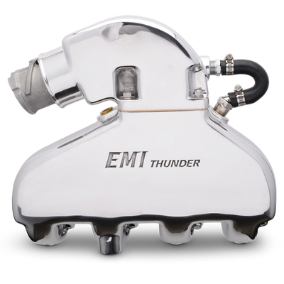 EMI Thunder Exhaust System - BB Chevy with Standard Aluminum Risers