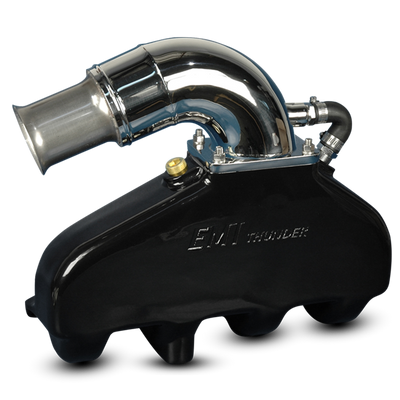 EMI Thunder Exhaust System - BB Chevy with SS Silent Choice Risers
