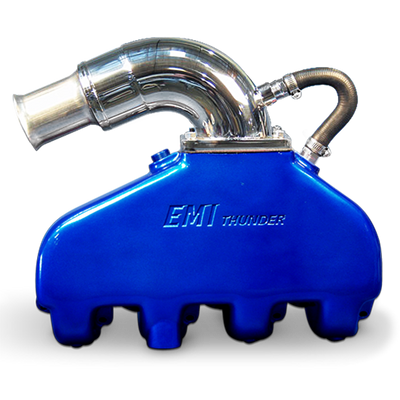 EMI Thunder Exhaust System - BB Chevy with SS Silent Choice Risers
