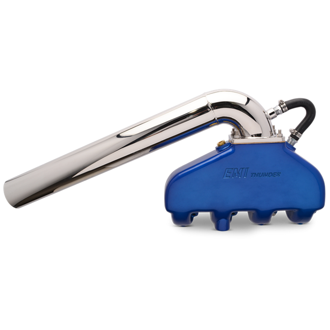 EMI Thunder Exhaust System - BB Chevy with SS Hi Performance Dry Pipe