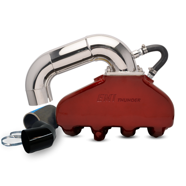 EMI Thunder Exhaust System - BB Chevy with SS Hi Perf S - Pipe Kit