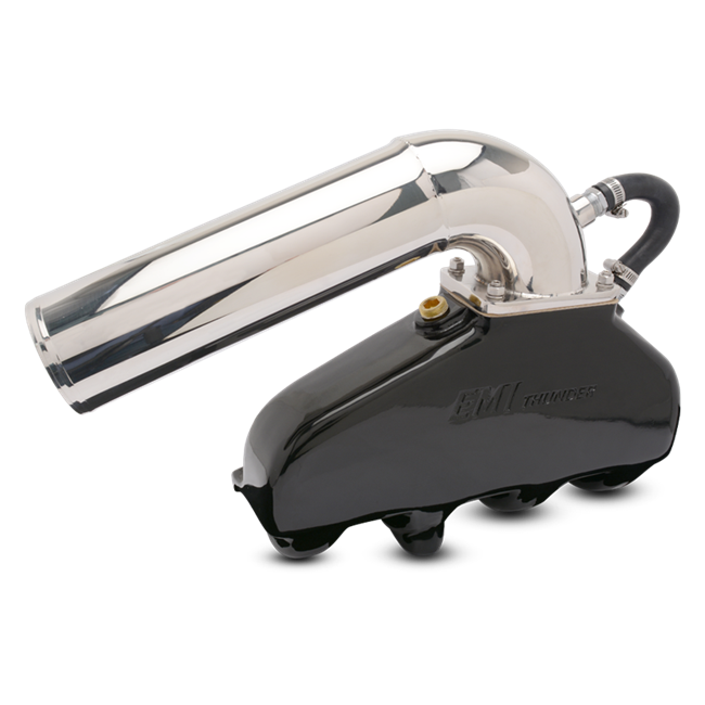 EMI Thunder Exhaust System - Merc 496 Mag / Ho with SS Hi Perf Risers