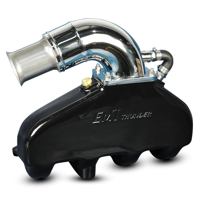 EMI Thunder Exhaust System - 496 Chevy with SS Silent Choice Risers