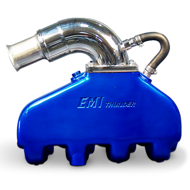 EMI Thunder Exhaust System - 496 Chevy with SS Silent Choice Risers