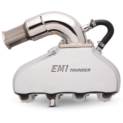 EMI Thunder Exhaust System - 496 Chevy with SS Silent Choice Risers