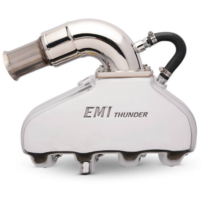 EMI Thunder Exhaust System - 496 Chevy with SS Silent Choice Risers