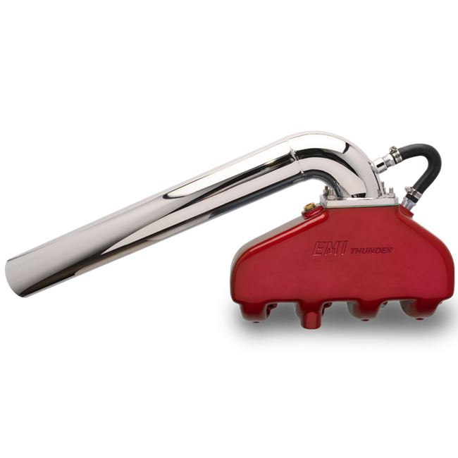 EMI Thunder Exhaust System - 496 Chevy with SS Hi Performance Dry Pipe