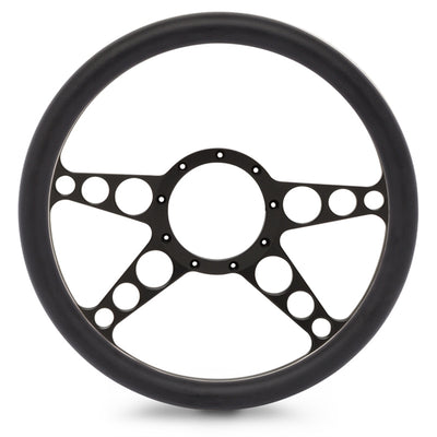 Steering Wheel 4 Spoke Racer Billet Aluminum