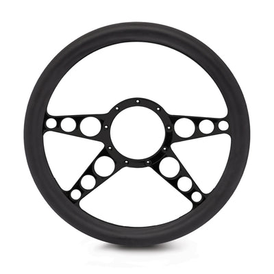 Steering Wheel 4 Spoke Racer Billet Aluminum