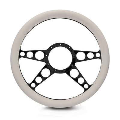 Steering Wheel 4 Spoke Racer Billet Aluminum