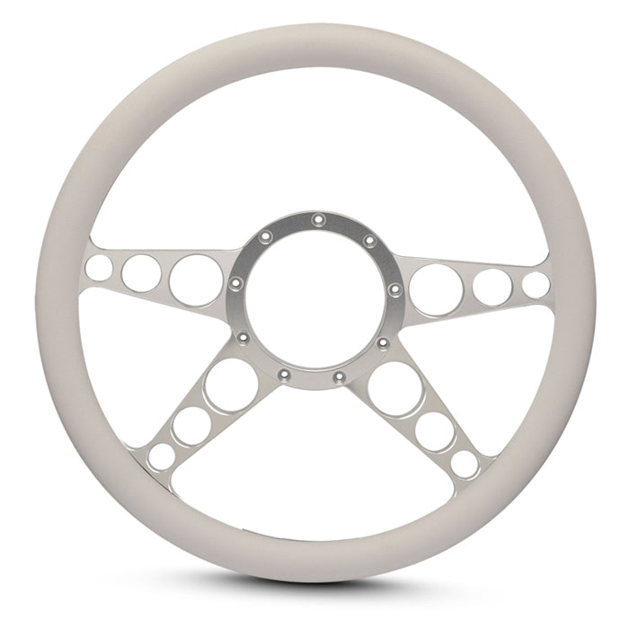 Steering Wheel 4 Spoke Racer Billet Aluminum