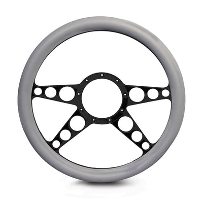 Steering Wheel 4 Spoke Racer Billet Aluminum