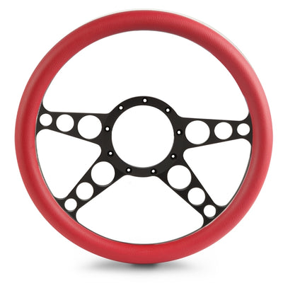Steering Wheel 4 Spoke Racer Billet Aluminum