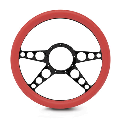Steering Wheel 4 Spoke Racer Billet Aluminum