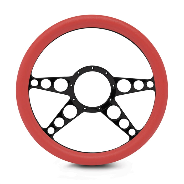 Steering Wheel 4 Spoke Racer Billet Aluminum