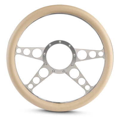 Steering Wheel 4 Spoke Racer Billet Aluminum