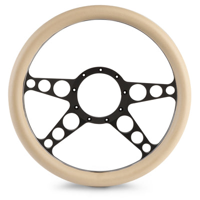 Steering Wheel 4 Spoke Racer Billet Aluminum