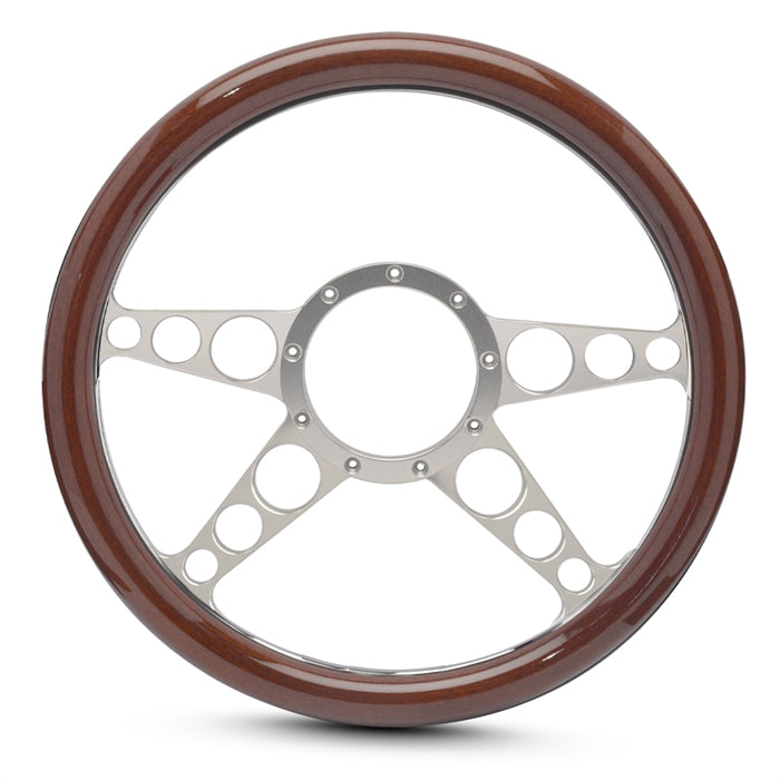 Steering Wheel 4 Spoke Racer Billet Aluminum