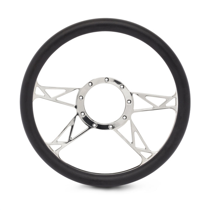 Steering Wheel 4 Spoke Kinetic Billet Aluminum