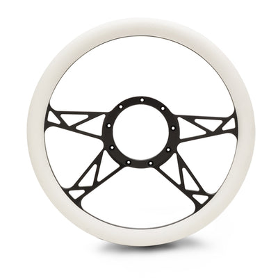 Steering Wheel 4 Spoke Kinetic Billet Aluminum