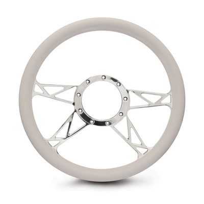 Steering Wheel 4 Spoke Kinetic Billet Aluminum