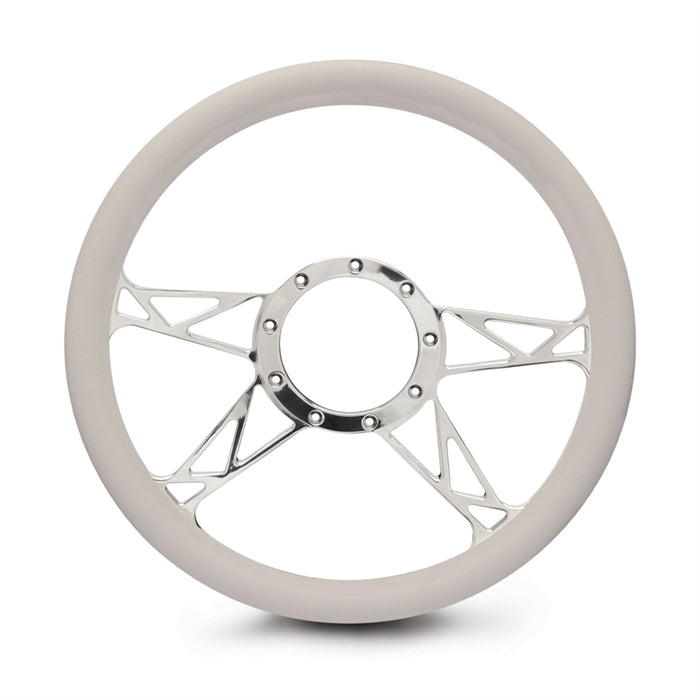 Steering Wheel 4 Spoke Kinetic Billet Aluminum