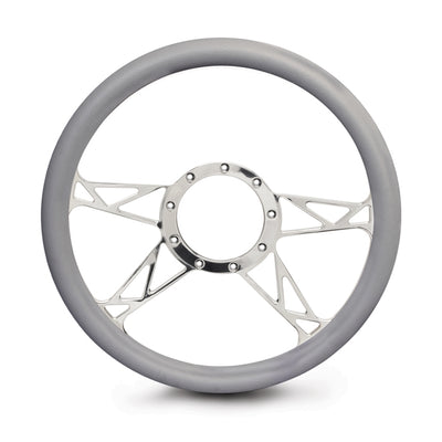 Steering Wheel 4 Spoke Kinetic Billet Aluminum