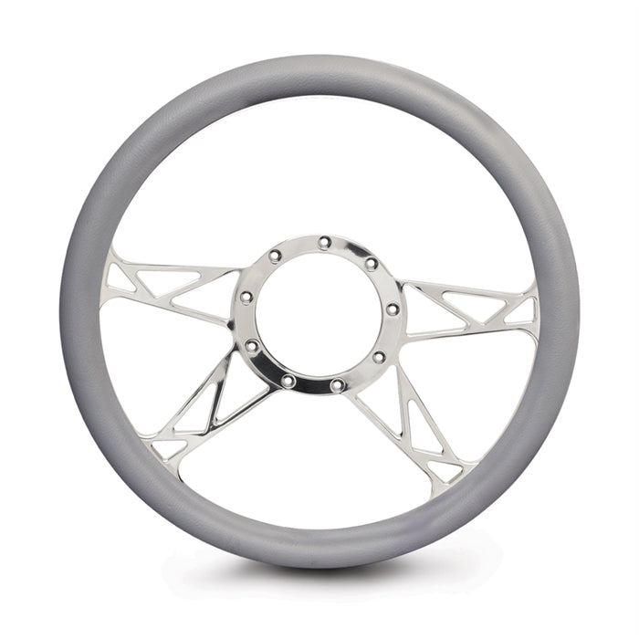 Steering Wheel 4 Spoke Kinetic Billet Aluminum