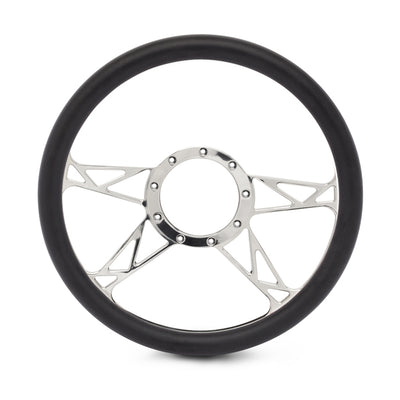 Steering Wheel 4 Spoke Kinetic Billet Aluminum