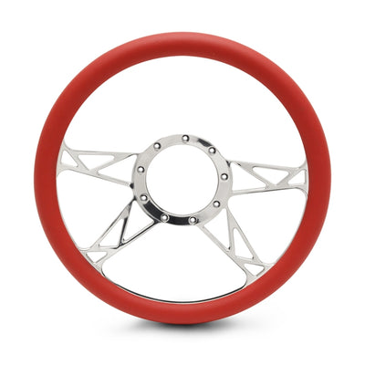 Steering Wheel 4 Spoke Kinetic Billet Aluminum