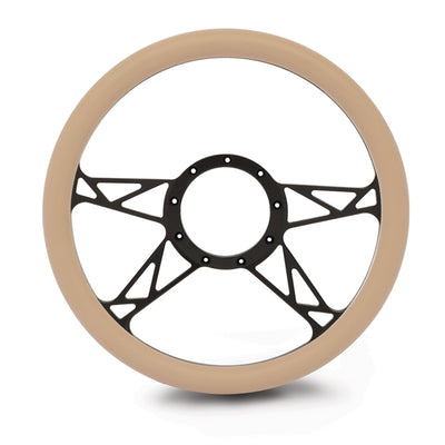 Steering Wheel 4 Spoke Kinetic Billet Aluminum