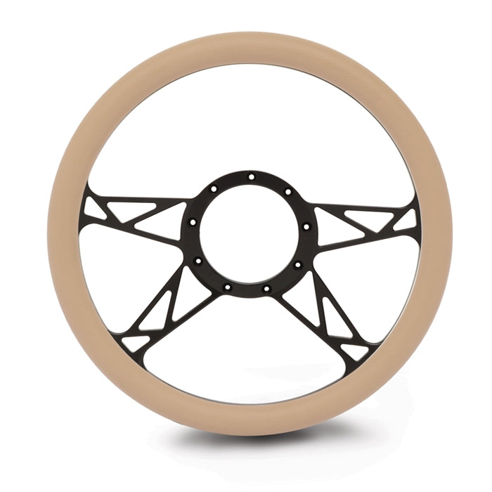Steering Wheel 4 Spoke Kinetic Billet Aluminum