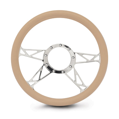 Steering Wheel 4 Spoke Kinetic Billet Aluminum